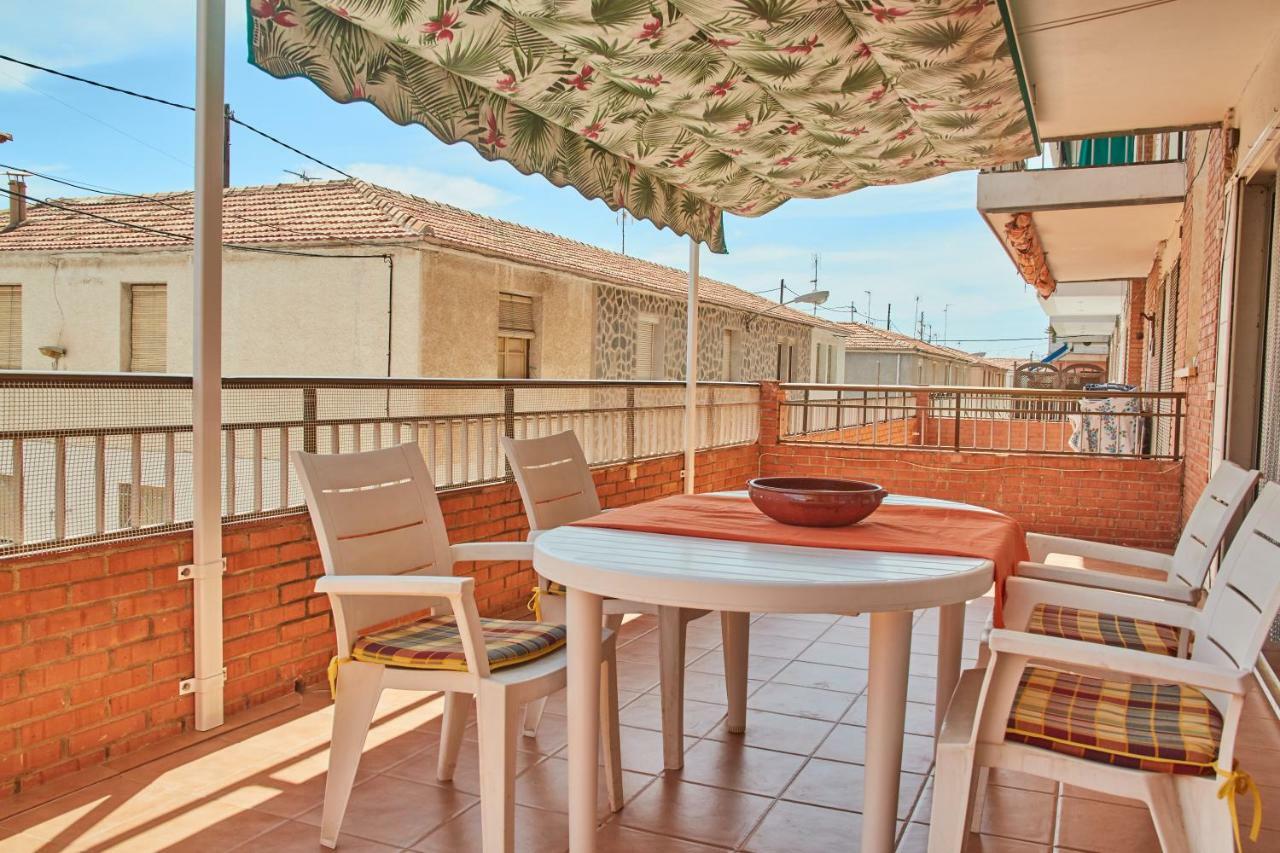 Grosse Sonnenterrasse, 200 Meter Zum Strand... Santa Pola Luaran gambar